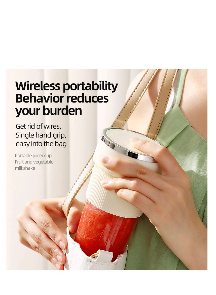 K1 - Portable Blender USB Rechargeable Silicone Straw