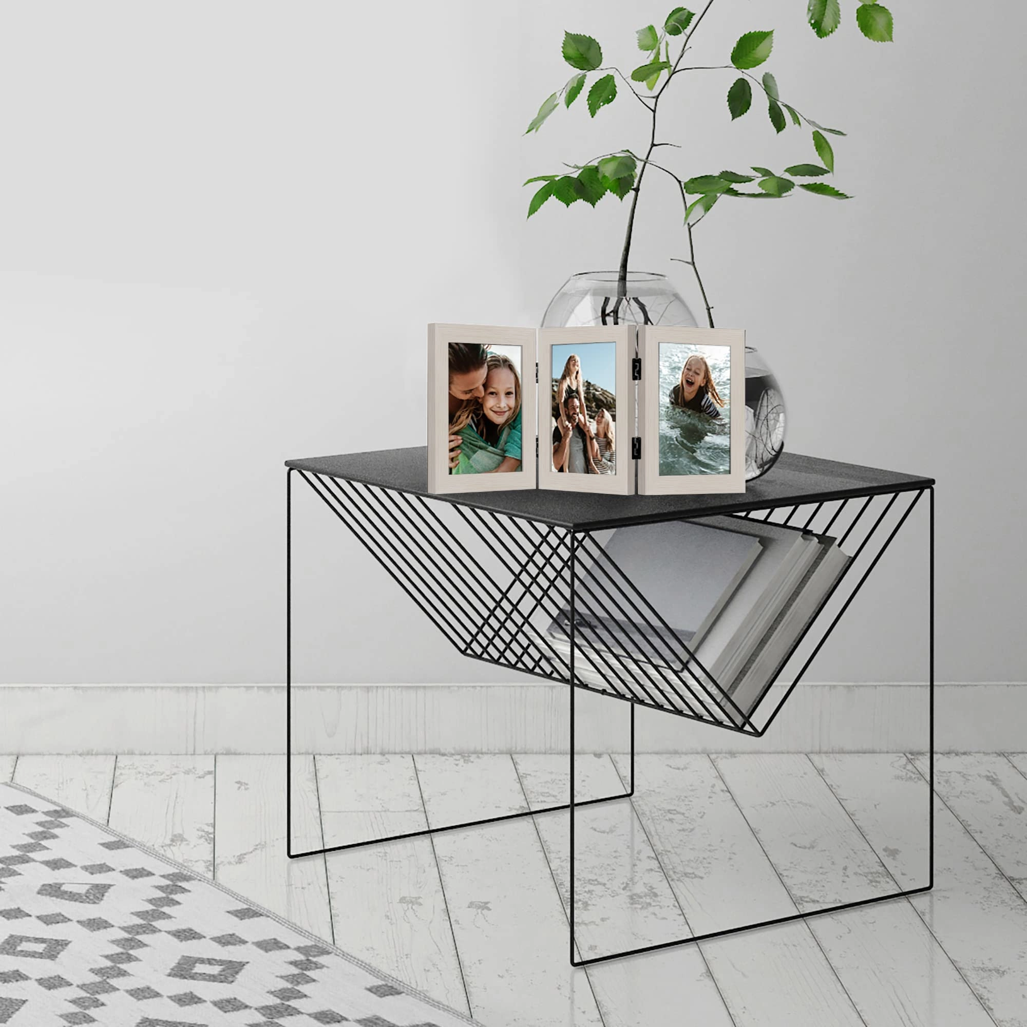 Hinged 3 Picture Frame - 5X7