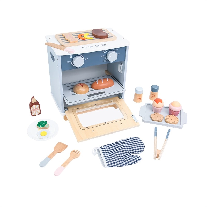 Little Angel Kids Wooden Oven Playset - 22 pcs (5551007-KABI_0188)