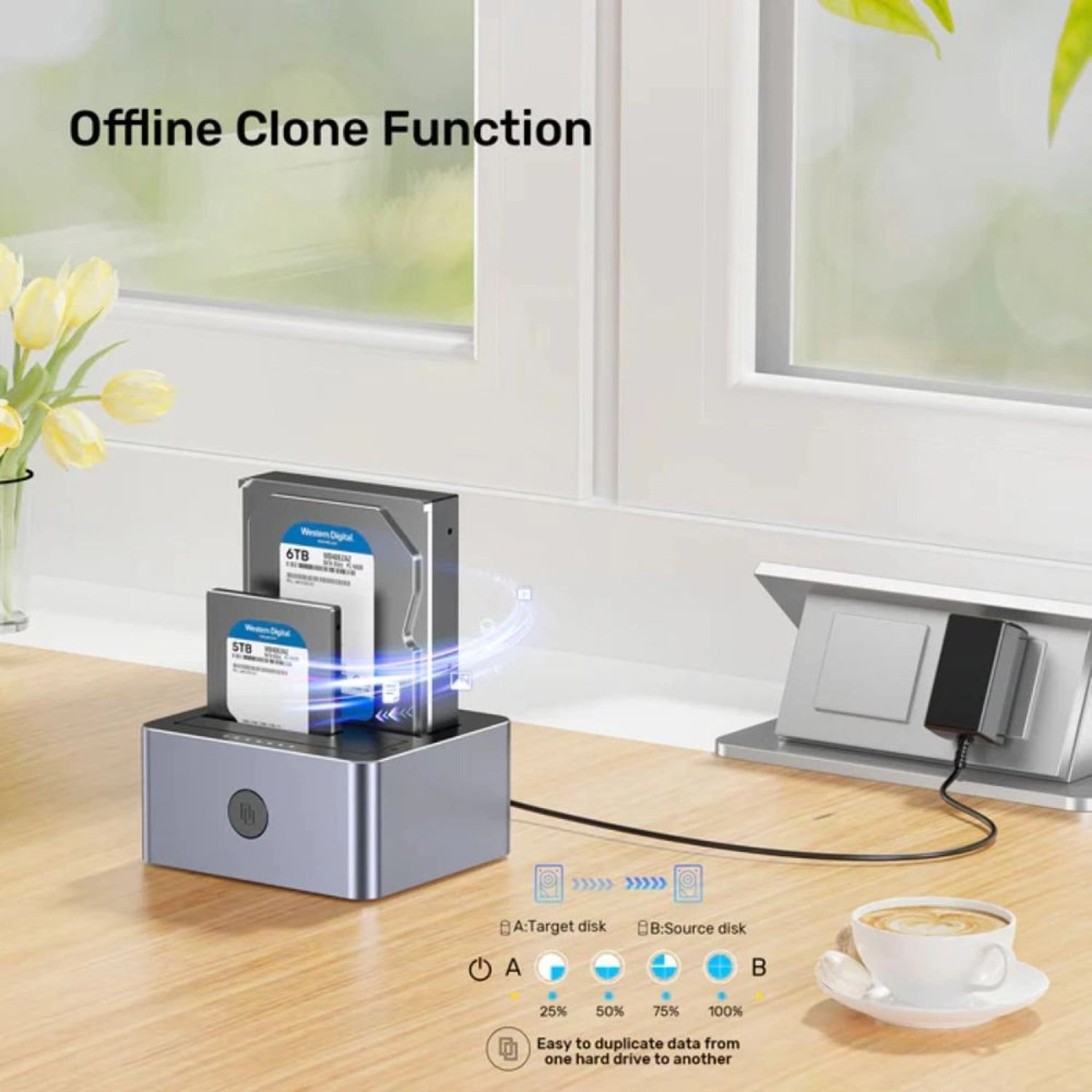 Dual-Bay SATA Docking Station