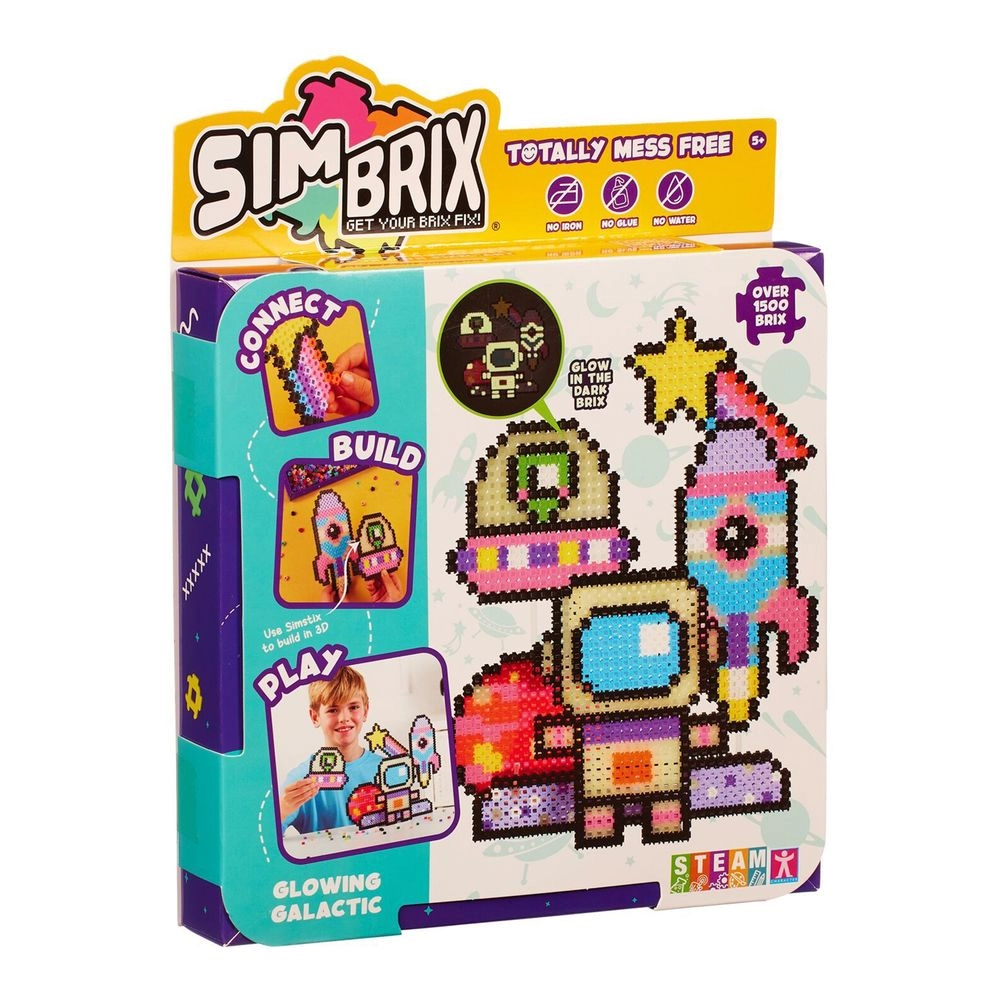 Simbrix Craft Kits - Glowing Galactic 1500 pieces