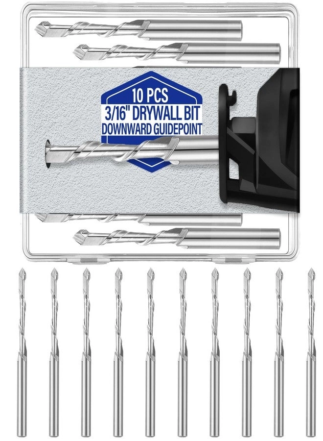 Tondiamo Drywall Router Bits - 3/16 10 Pcs