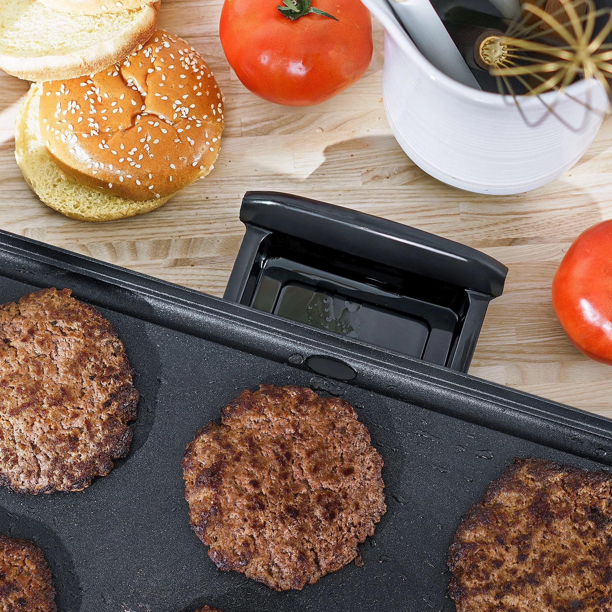 XL Electric Ceramic Titanium Griddle - 1500W 56 cm
