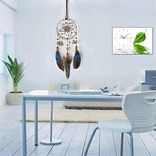 Dreamcatcher - Siderosphere, feathers, lines, wood beads.