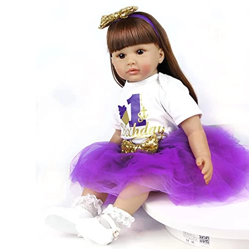 Reborn Baby Doll - 22 Inches / 55 cm Silicone Ages 3+