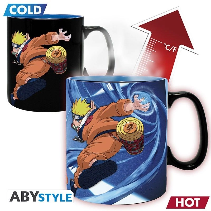 Naruto Shippuden Clone Jutsu Mug - Heat Changing - 460 ml