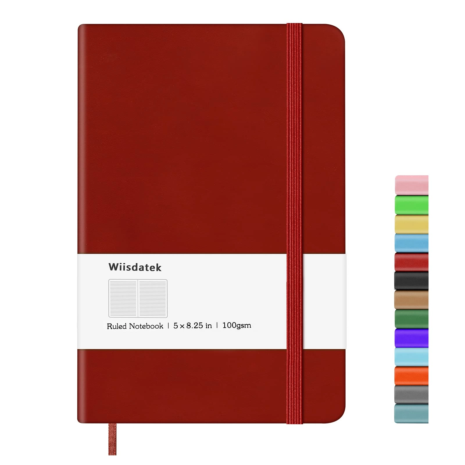 wiisdatek Notebook Journal 5"x8.25" Hardcover - Blank 64 Sheets