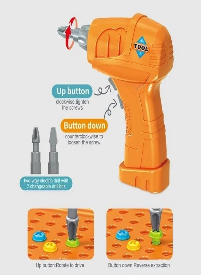 Fire Theme Drill & Screw Set - 285 pcs