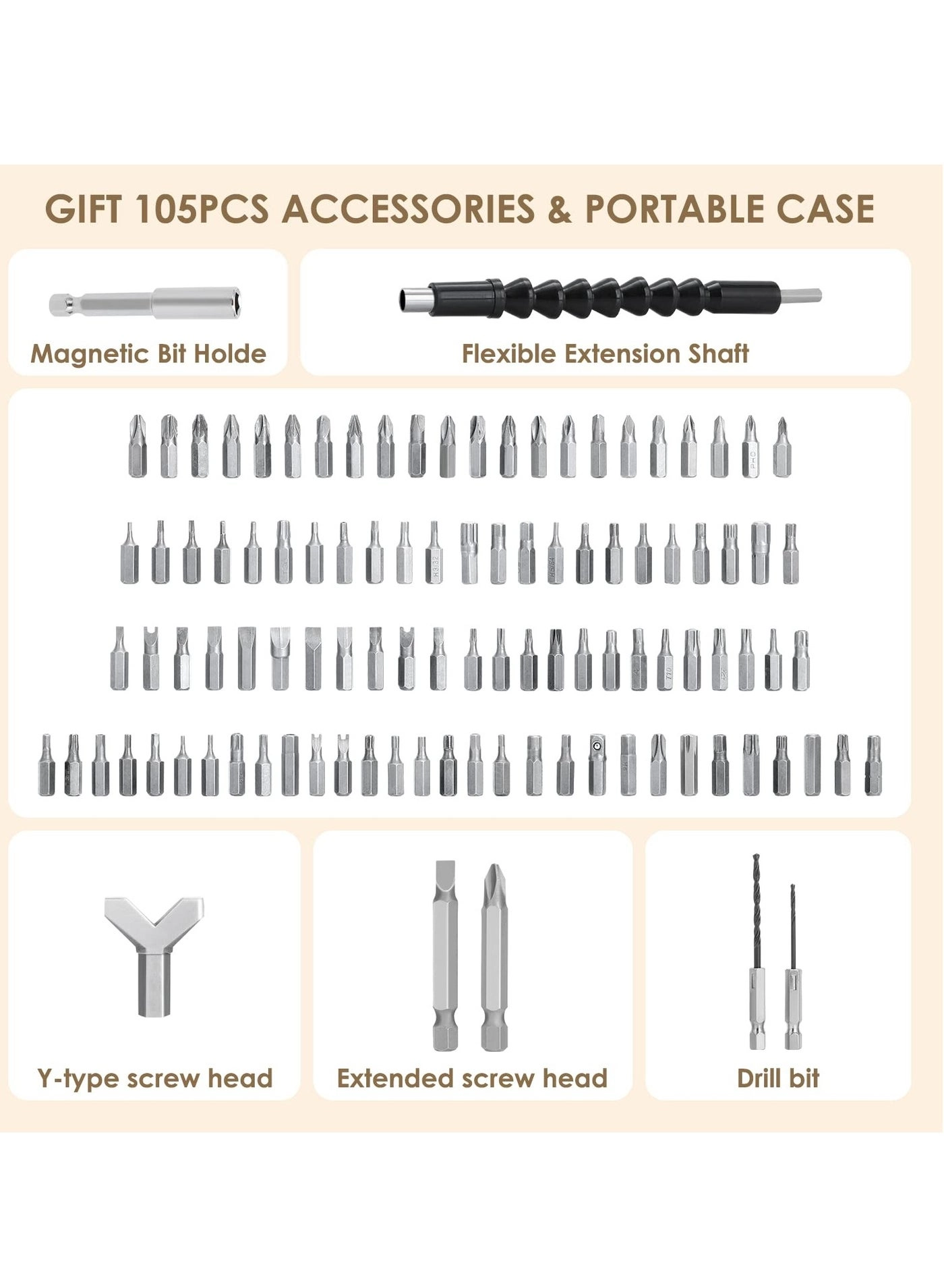 Electric Screwdriver - 1300mah