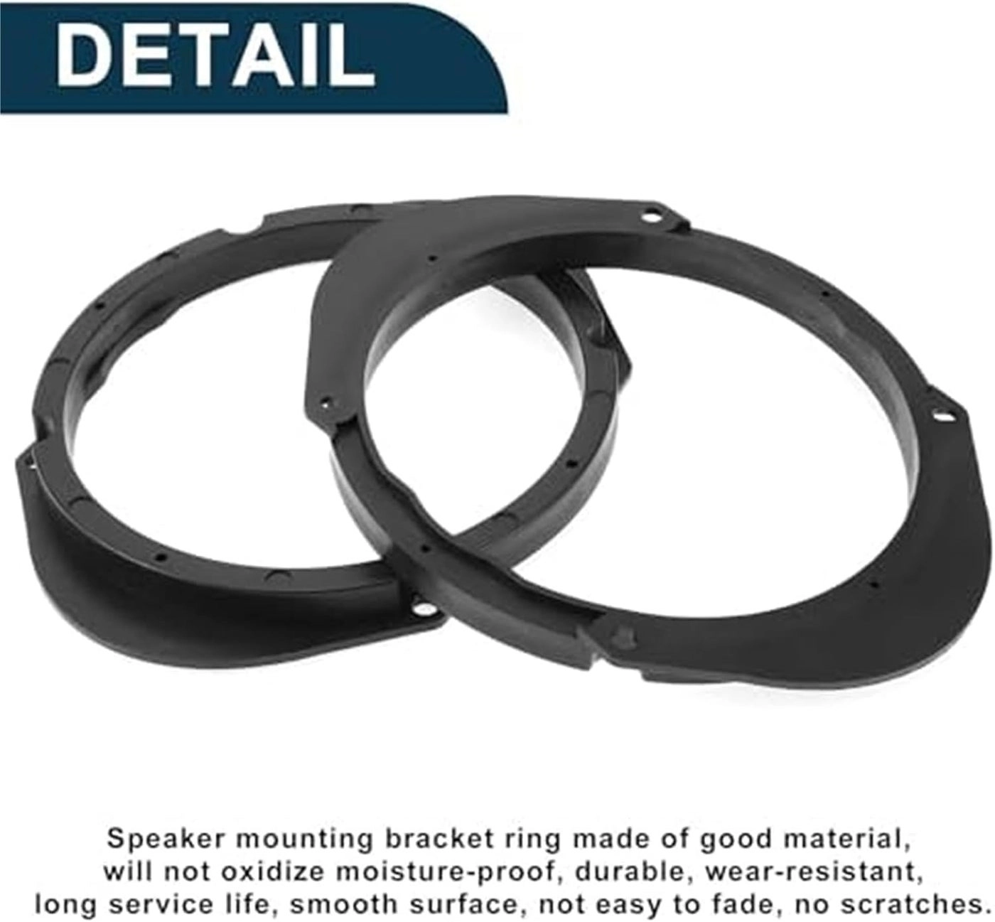 Speaker Spacer Ring - black 2 pieces