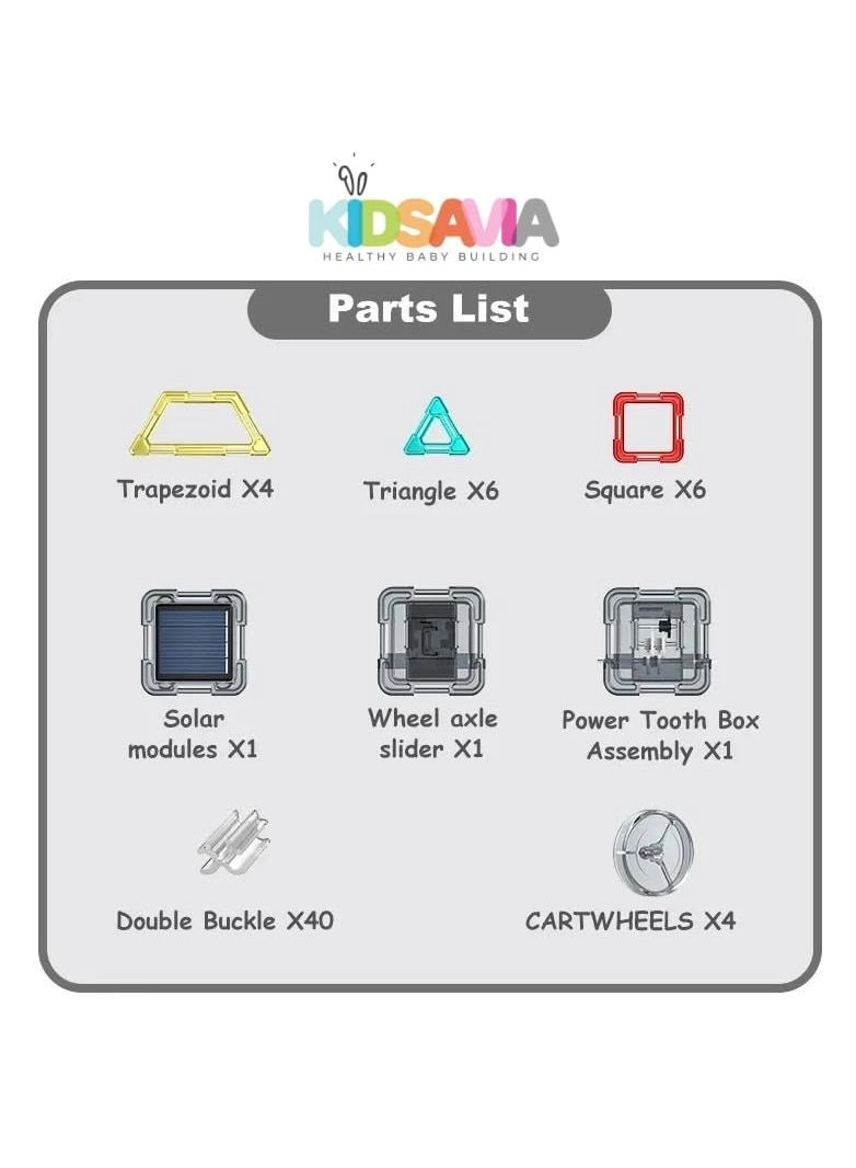 Solar Toy Car Building Blocks - Engineering