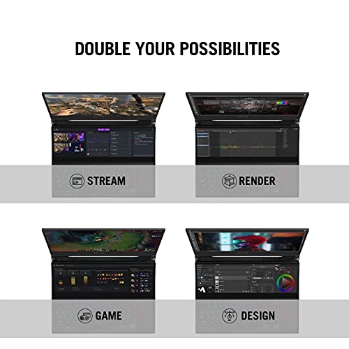 ROG Zephyrus Duo 15 SE GX551QS-XS99 - 15.6'' Ryzen 9 5900HX 32GB DDR4 2TB SSD