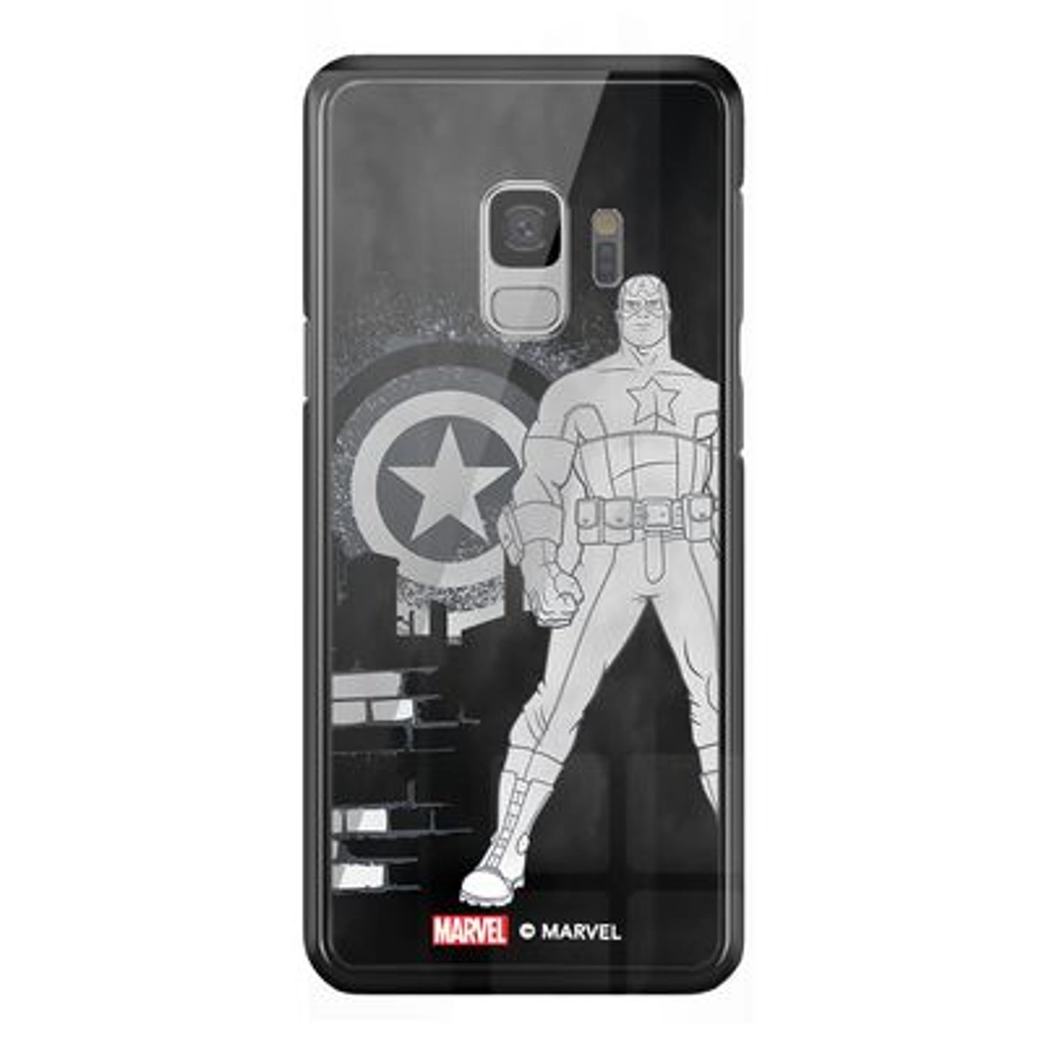 Wackylicious Captain America Soldier Back Case for Galaxy S9
