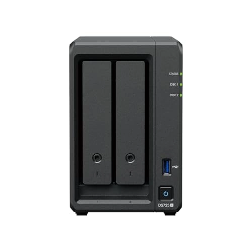 DS725+ + Ironwolf 2-Bay 8TB - Ironwolf 2X 4TB