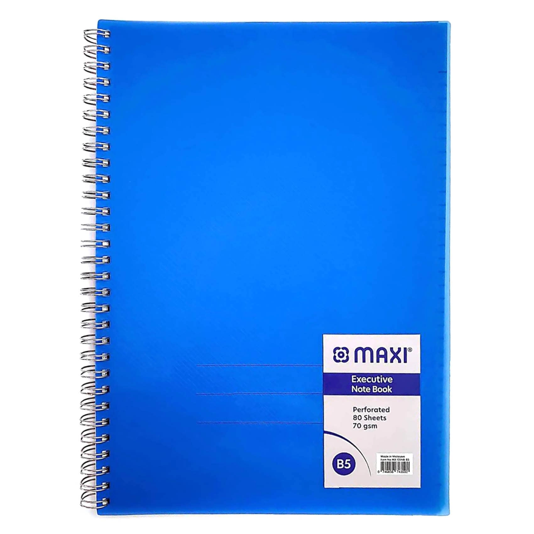 Maxi Executive Notebook B5 Spiral - 80 Sheets
