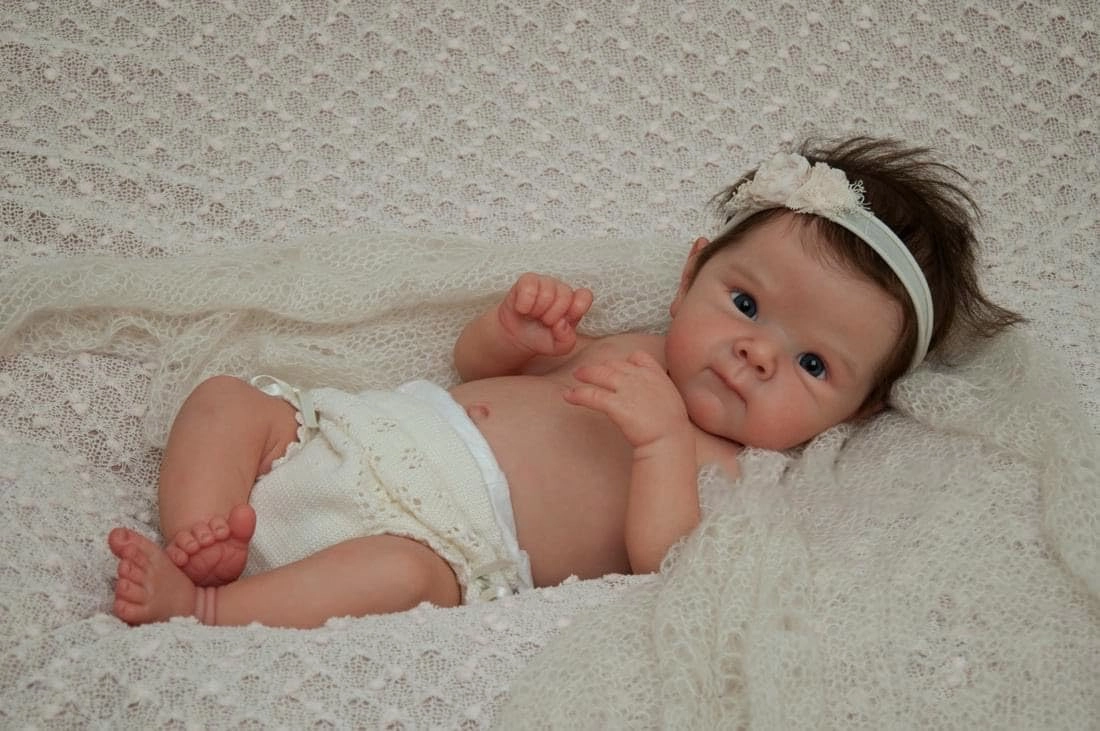 Reborn Baby Doll - 18 Inch Silicone Girl Ages 3+