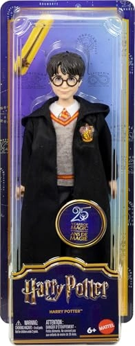 Harry Potter Fashion Doll - Detachable Hogwarts Robe Wand Accessory Ages 6+
