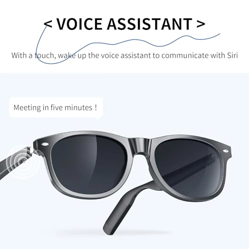 Smart Wireless Sunglasses - Built-in Speakers Hands-Free Calls