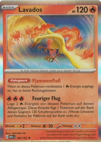 Pokemon Lavados MEW 146-151 - German