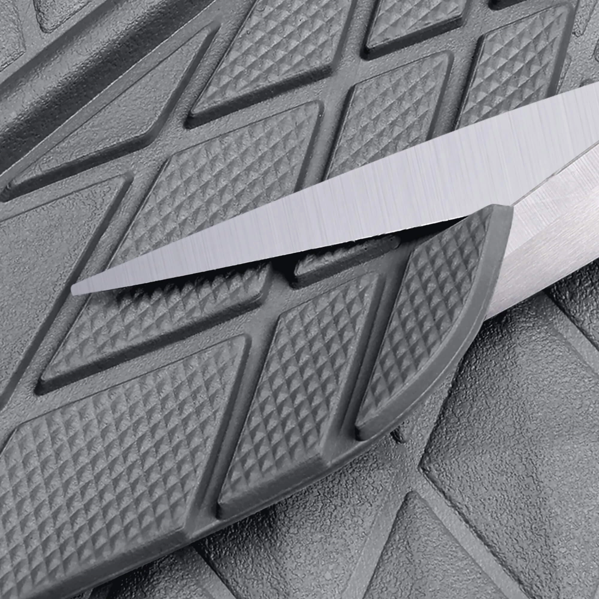 Floor Mats - Gray Rubber 4 Pcs