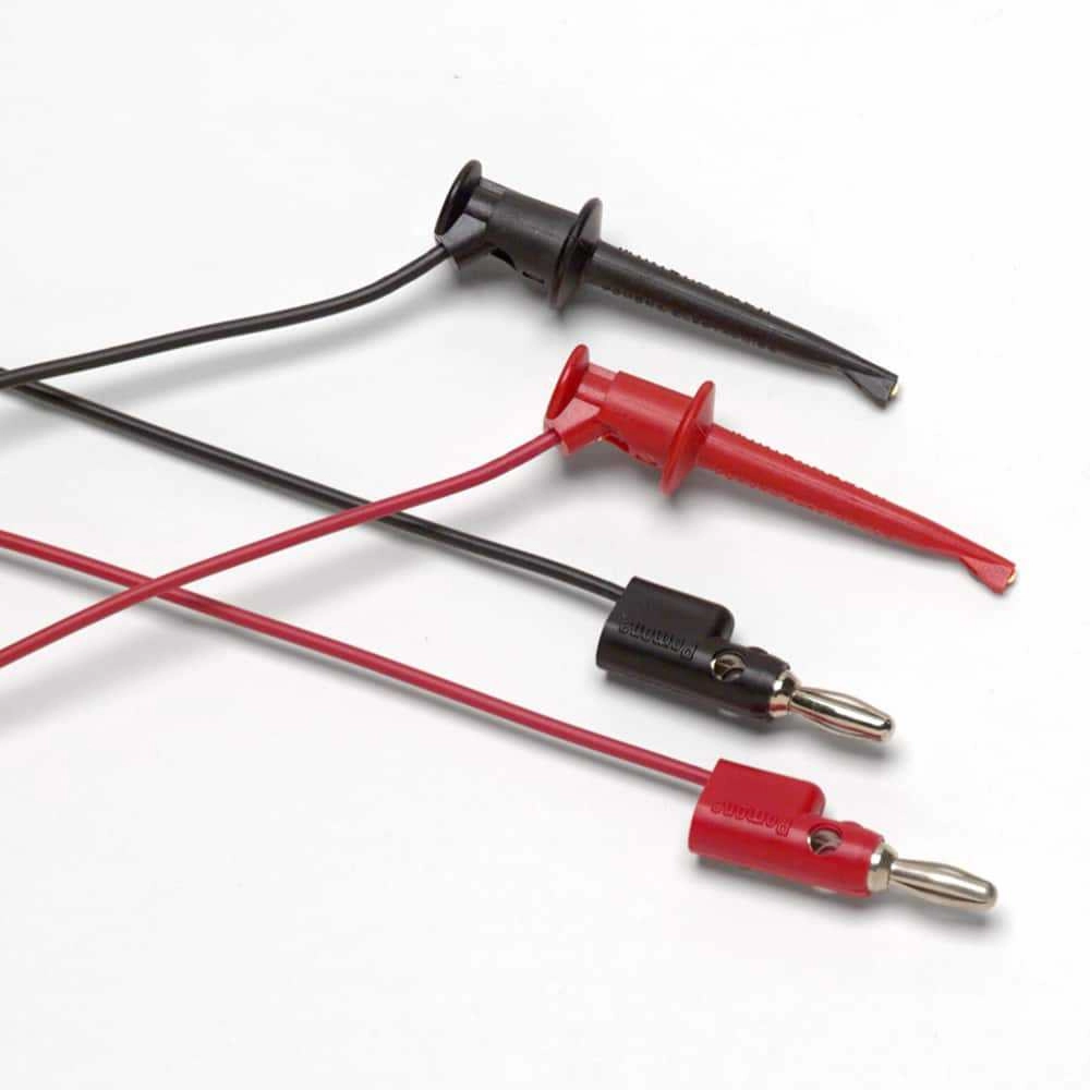 Fluke TL940 - 3 A 30 V rms or 60 V DC multi-stacking 4 mm banana plugs and mini-hooks