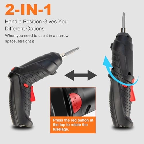 Cordless Electric Screwdriver - 1300mah