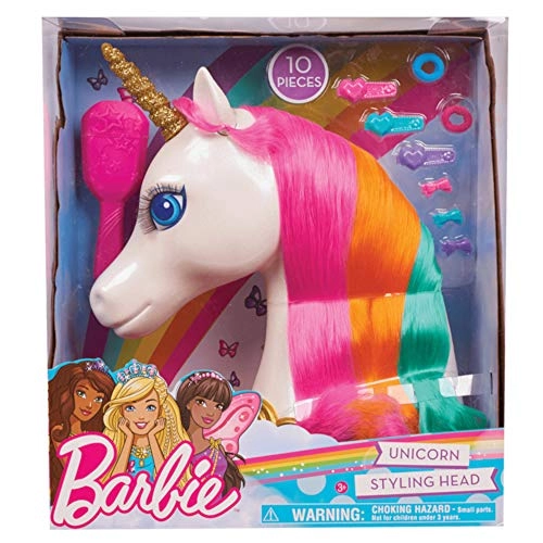 Unicorn Styling Head - 10 Styling Accessories Shimmer Stickers Ages 3+