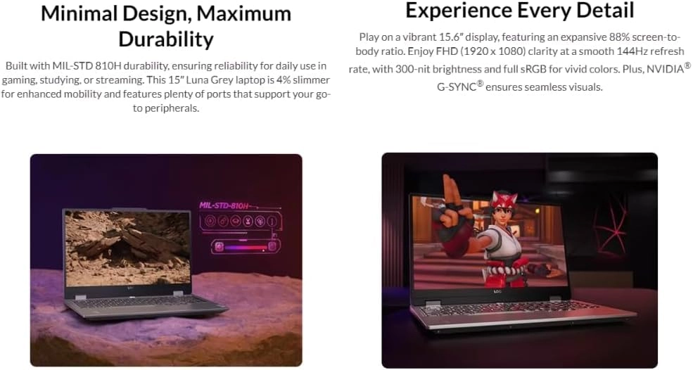 LOQ 15 - 15.6'' Ryzen R7-7435HS 32GB 2TB SSD