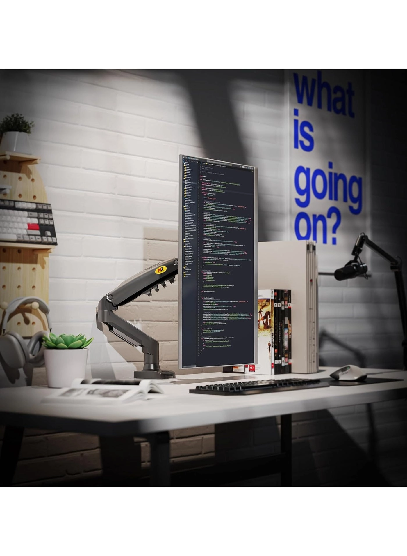 Monitor Desk Mount Stand - 17in-30in