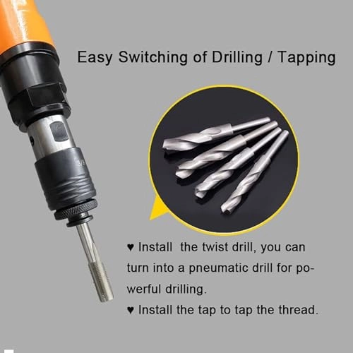 Pneumatic Tapping Machine - 6 Self-Locking Chucks (M3-M12) 700-2000RPM