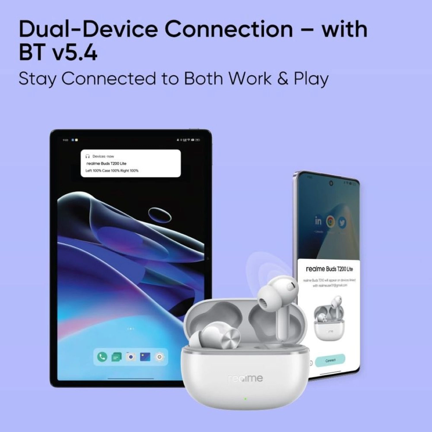 Buds T200 Lite Wireless Earbud