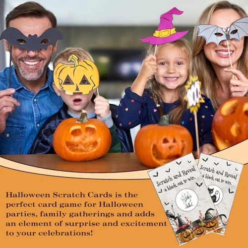 Halloween Scratch Off Cards - Adult 50
