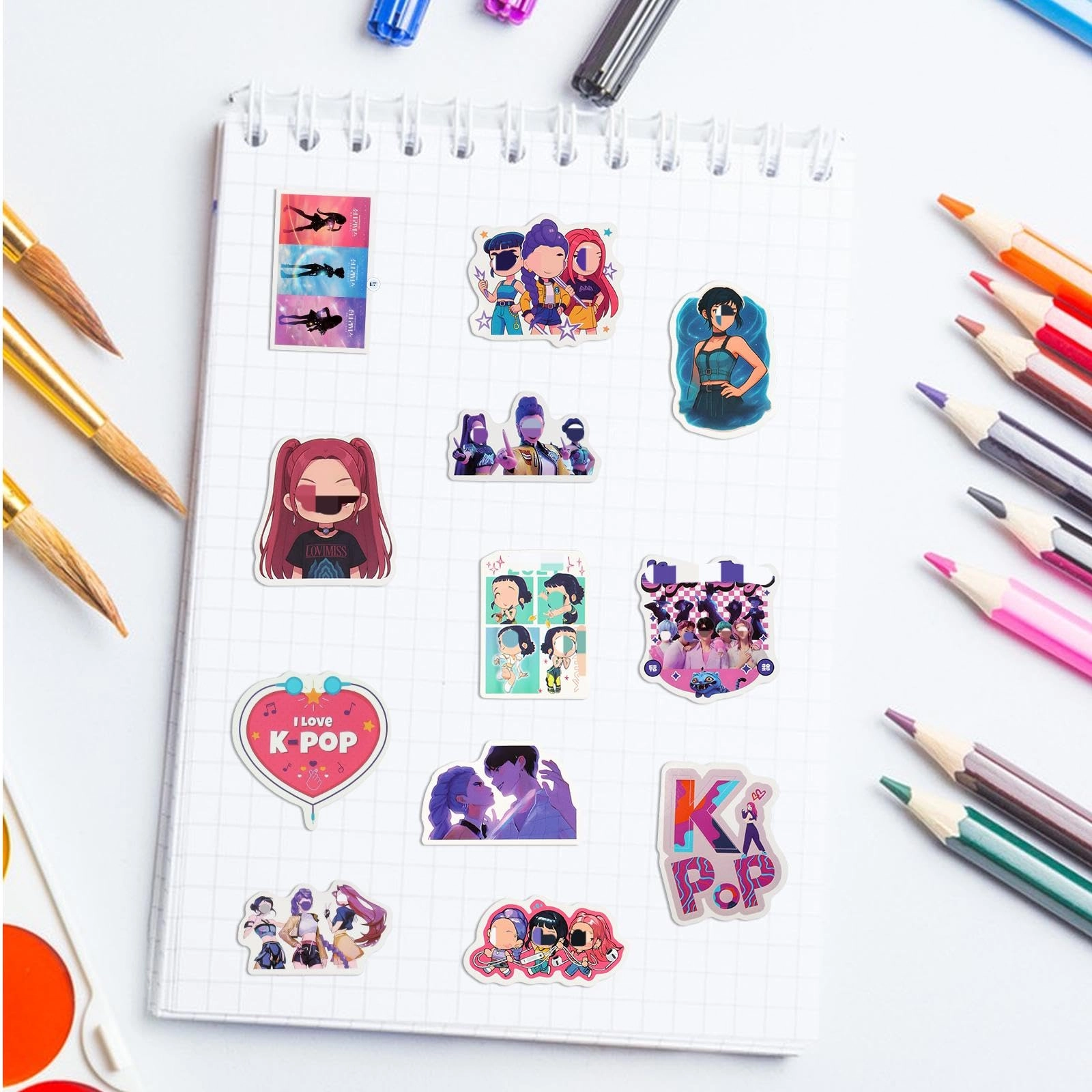 Demon Stickers - 110PCS