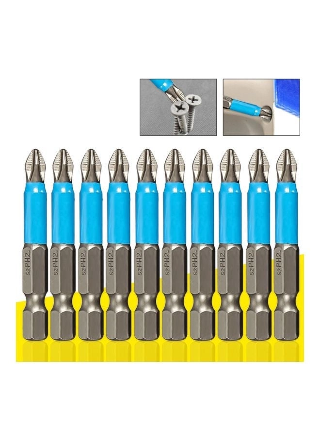 Phillips Cross Head Screwdriver Bit - 10-Piece