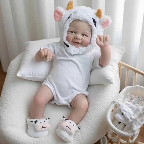 Vivienne Reborn Baby Doll - 19 inch Full body vinyl Ages 3+