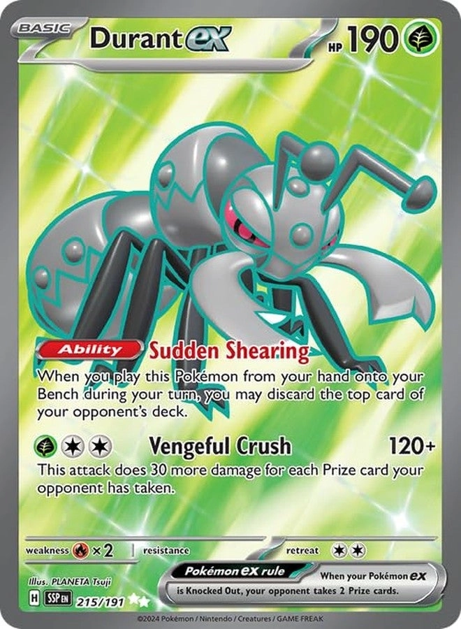 Pokémon Durant ex 215/191