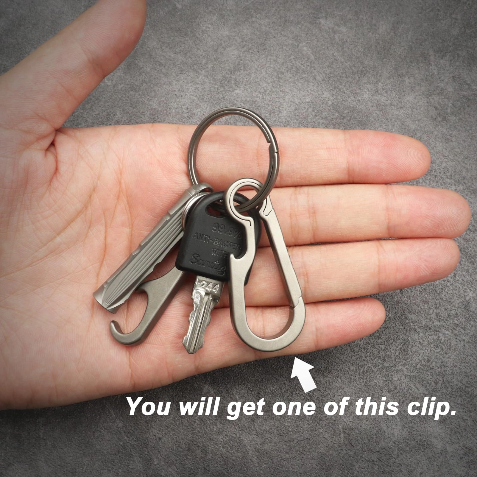 Carabiner Keychain - Space