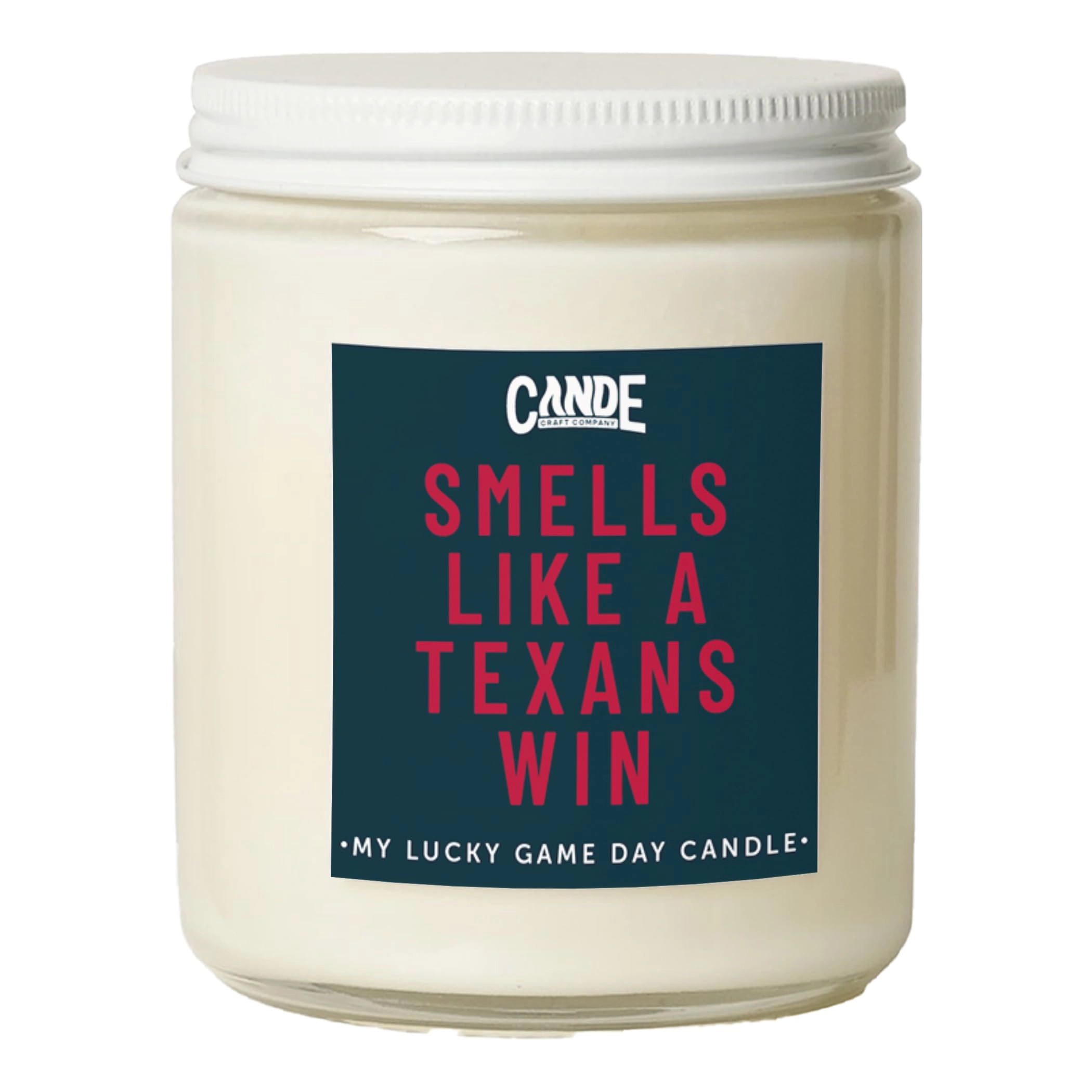 ce craft Smells Like A Texans Win Candle - Texans / Sugar Cookie 1.0 Count