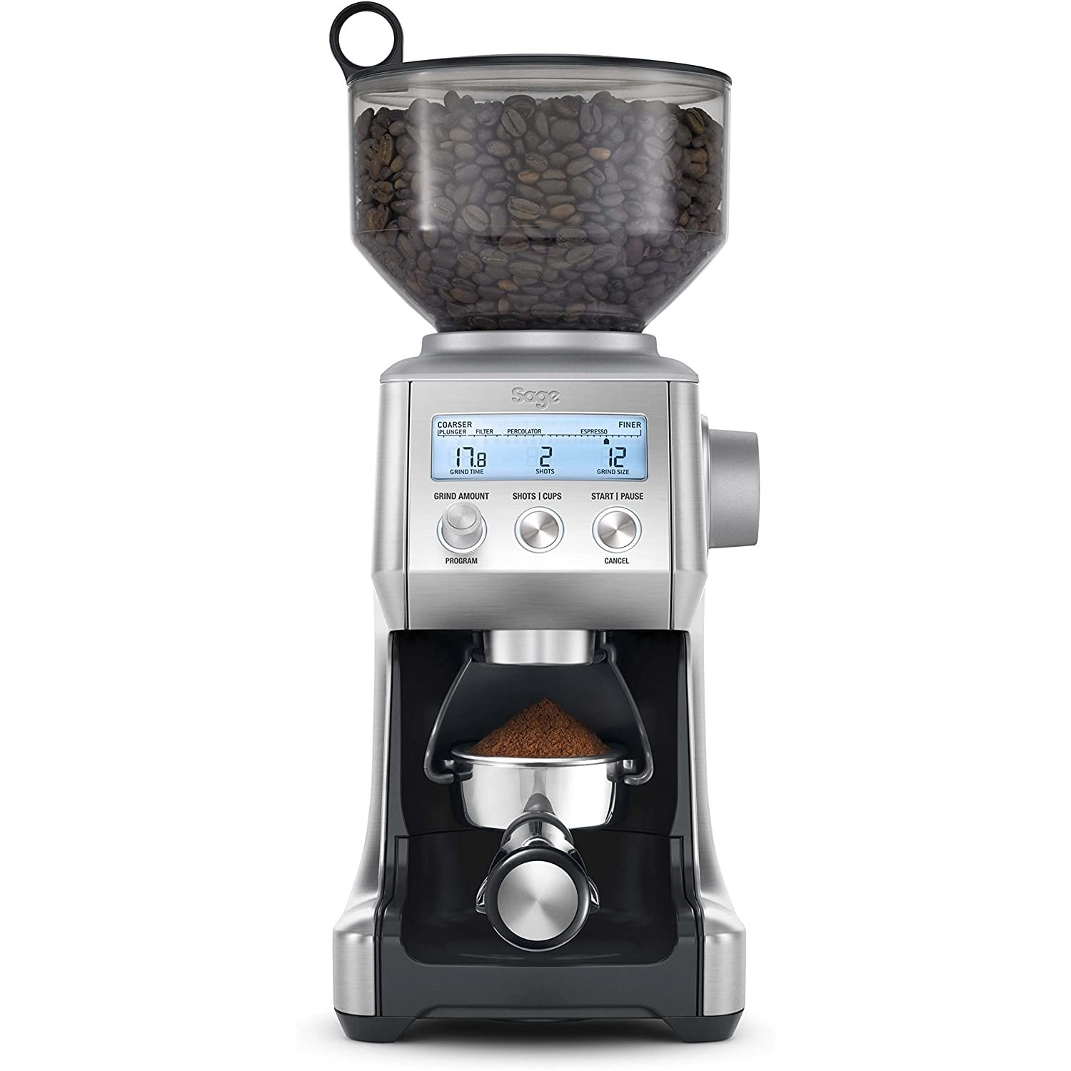 Sage Software The Smart Pro Coffee Grinder - 60 unique settings Dosing IQ conical burr