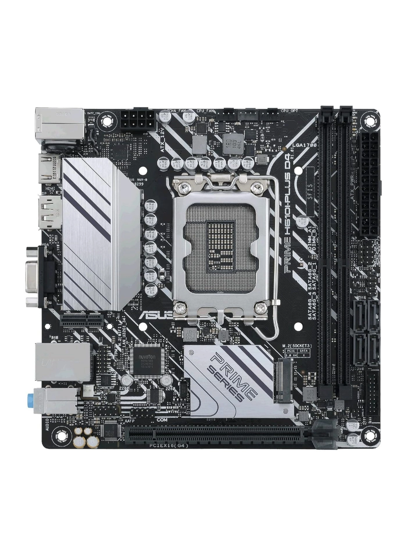 PRIME H610I-PLUS D4 - mini-ITX LGA 1700 PCIe 4.0