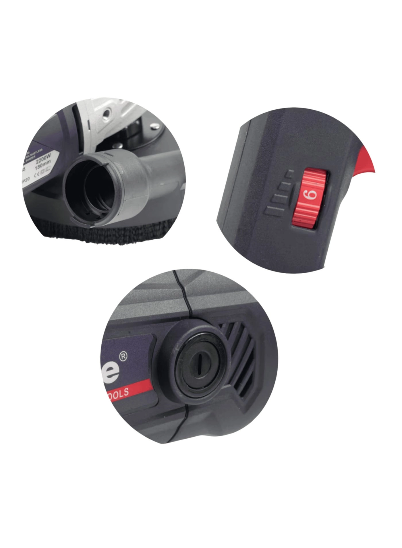 DS121-180 - 2200W Dustless 7-inch (180mm) Disc