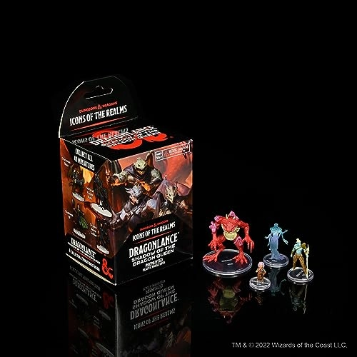 Dragon - Fantasy - Icons of the Realms - Dragonlance Booster Brick - 49 Piece Assortment Pre-painted