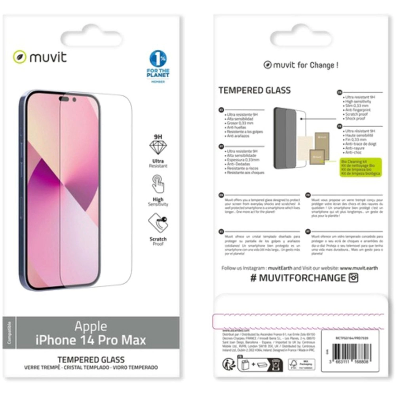 Clear Screen Protector for Apple iPhone 14 Pro Max