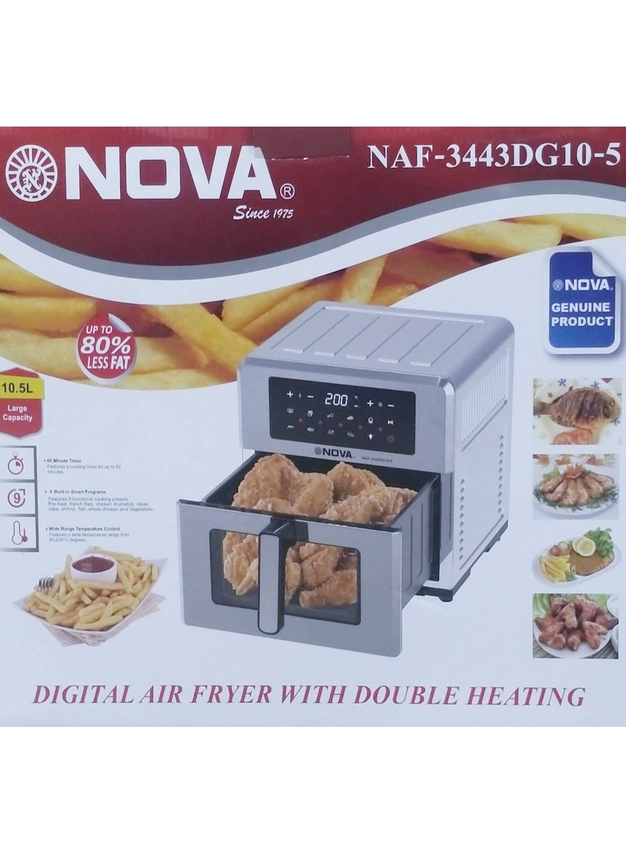 Digital Air Fryer NAF-3443DG10-5