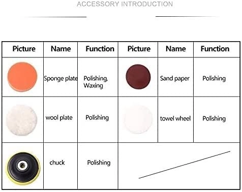 Car Polish Polisher Orbital and Buffers - 980W