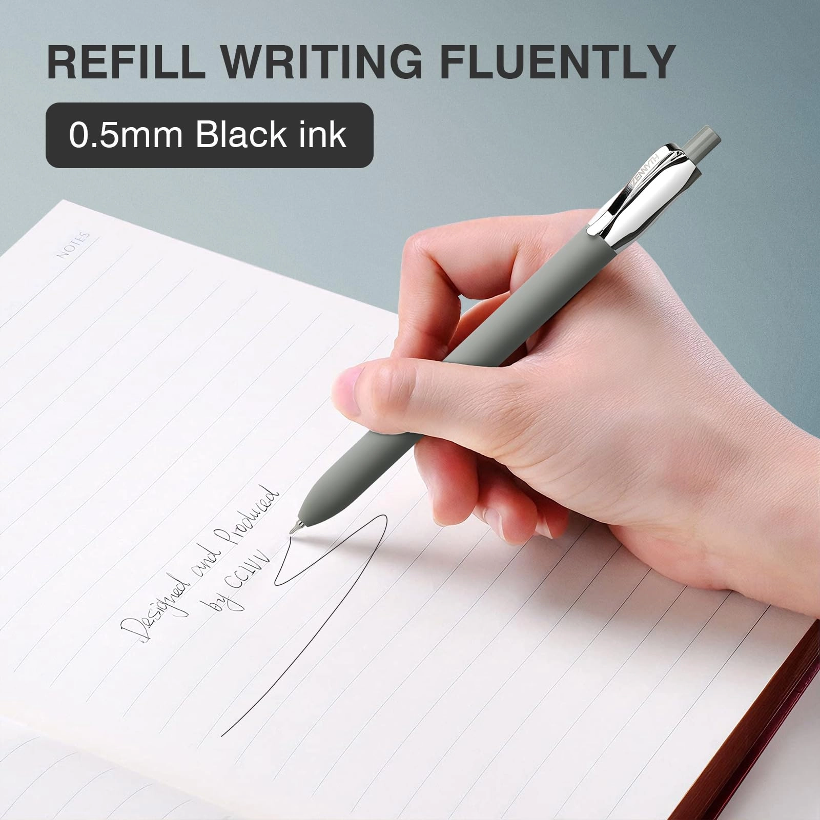 Gel Pens - 5.0 Count 0.5mm Millimeters