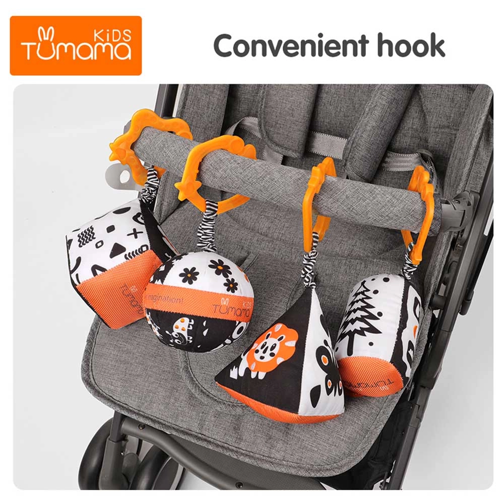 Hanging Rattle Set - Suitable for 3 months and above 4pcs