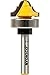 Groove Double Roman Ogee Router Bit - 1/4-Inch Shank