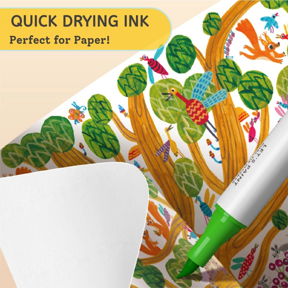 Dual Tip Markers - Multi Colour Brush & Chisel Tip