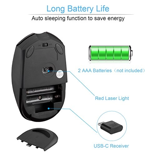 Type C Wireless Mouse - USB